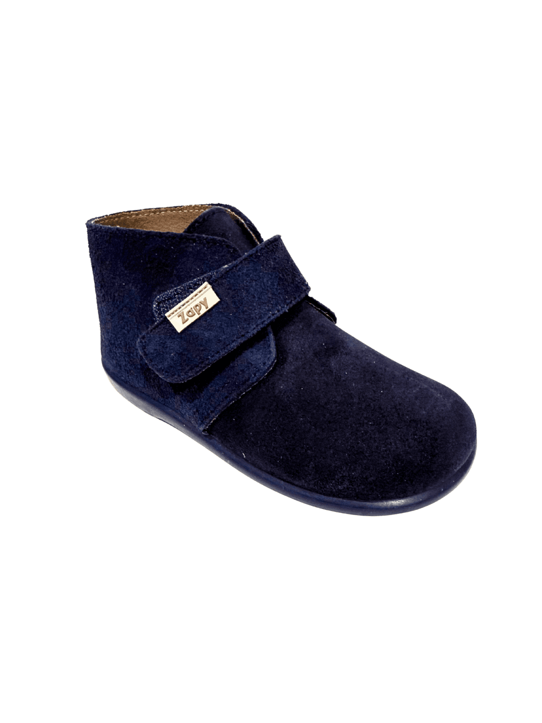 Bota de ante azul