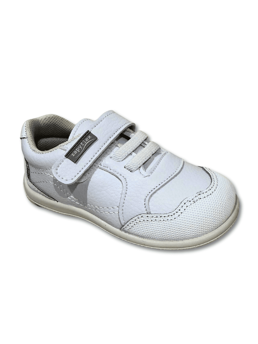 Piel blanca zapatilla